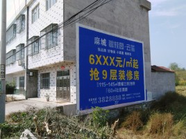 全州县墙体广告质量分析