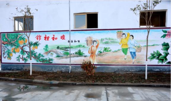 全州县乡镇文化墙 乡风文明焕发新活力