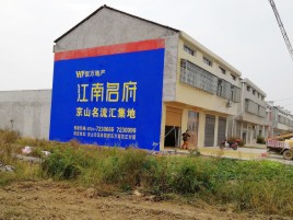 全州县农村墙体广告在不同形式上面展现的不同特色